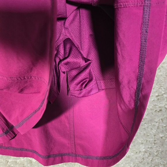 Title Nine Skort Women 2 Purple Swingtastic Stretch Zip Pocket Active Tenniscore - Picture 4 of 12